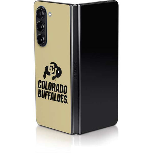 University of Colorado CU Collegiate Text Galaxy Z Fold5 5G Skin